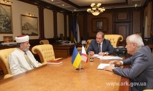 Анатолий Могилёв встретился с лидером мусульман Крыма