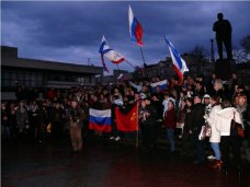 В Столице Крыма прошёл митинг против пропаганды в украинских СМИ