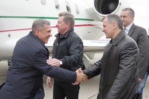 В Крым прибыла делегация Республики Татарстан во главе с Президентом Рустамом Миннихановым