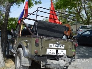 Крымский креатив на праздновании Дня Победы в Севастополе