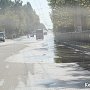 В Керчи улицу Генерала Петрова затопило водой