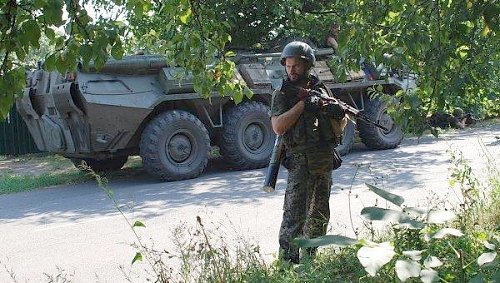 Ополчение Донецкой Народной Республики в ходе наступления захватило 14 единиц бронетехники