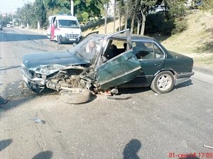В Севастополе авария из четырех автомобилей заблокировала проезжую часть