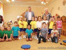 Детский сад в Симферополе получил от крымского спикера тренажеры для укрепления здоровья
