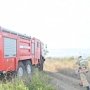 Под Севастополем случился большой пожар на открытой местности