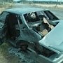 На трассе в Крыму в столкновении грузовика с легковой машиной погиб человек