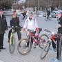 Сотрудники Госавтоинспекции провели велопробег под названием «Видеть и быть видимым!»