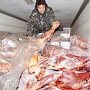 Сорок тонн контрафактного мяса задержали на въезде в Крым