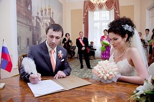 За четыре месяца в Крыму зарегистрировали почти 7,3 тыс. браков