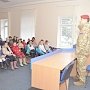 Симферопольские школьники побывали в гостях у спецподразделения «Беркут»