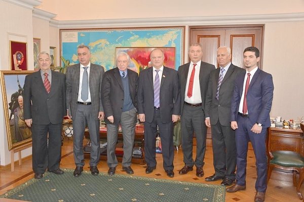 Г.А. Зюганов встретился с лидером демократического фронта освобождения Палестины Наифом Хаватми