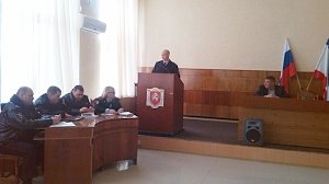 Полицейские Черноморского района подвели итоги работы за 2 месяца 2015 года