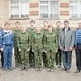 Тамбовская область. Коммунисты подарили военную форму ученикам Больше-Ломовисской школы