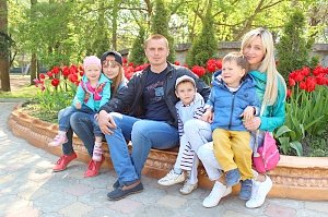 Детский парк Симферополя увеличил коллекцию тюльпанов