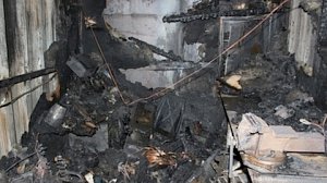 В Ялте в металлическом вагончике сгорел человек