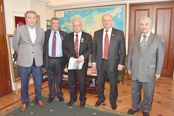 Г.А. Зюганов встретился с генеральным секретарем ЦК Компартии Ливана Халедом Хададом