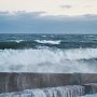 В Керченском проливе продолжает действовать штормовое предупреждение