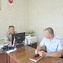 Главный полицейский Белогорского района провел рабочие встречи в Васильевском и Муромском сельских советах