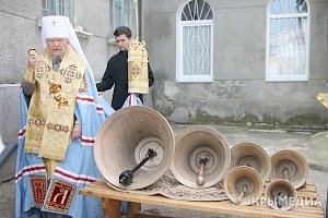 В Симферополе освятили колокола для одной из старейших церквей города