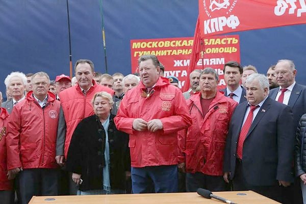 К.К. Тайсаев об отправке 40-го гуманитарного конвоя КПРФ для жителей Новороссии