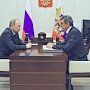 Владимир Путин провёл встречу с губернатором Севастополя