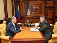 Сергей Аксёнов провёл рабочую встречу с главой администрации Красноперекопска