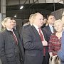 Г.А. Зюганов и В.В. Потомский посетили завод Керама Марацци в Орле