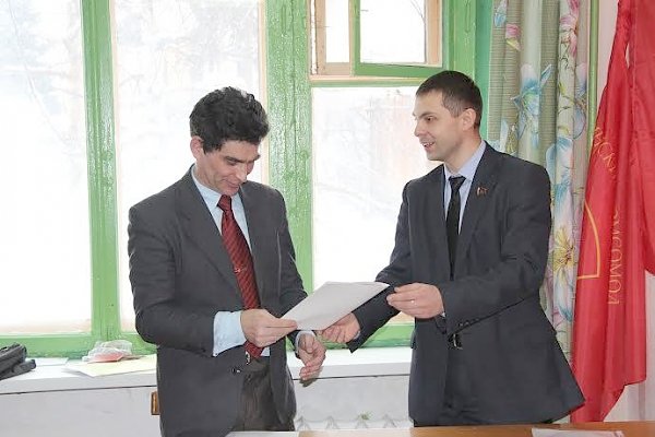Первый секретарь Коми рескома КПРФ Олег Михайлов с рабочим визитом посетил Троицко-Печорский район