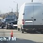 В Керчи столкнулись «Mercedes» и фургон «Renault»