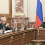 Глава МЧС России Владимир Пучков выступил на заседании Правительства РФ