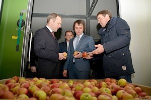 Константин Бахарев ознакомился с работой предприятий агропромышленного комплекса Симферопольского района