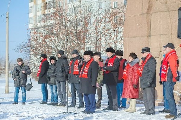 Красноярские коммунисты почтили память И.В. Сталина