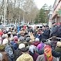 О.А. Лебедев провел массовую встречу с жителями города Алексина