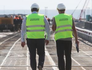 Летом на строительстве Керченского моста будут работать 7 тыс. человек