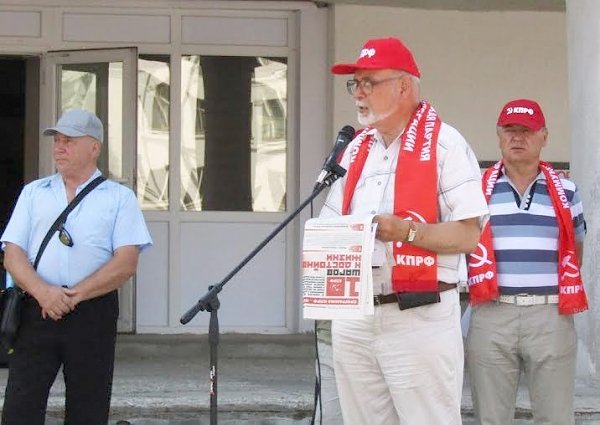Первый секретарь Курганского обкома КПРФ Василий Кислицын встретился с жителями Мишкинского района