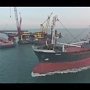 Новое видео стройплощадок Крымского моста от Тамани до Керчи появилось на Youtube