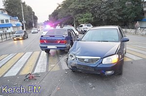 В Керчи произошла авария с пострадавшими