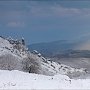 В Крыму на Демерджи выпал первый снег