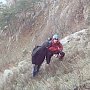 В горах Крыма спасен человек