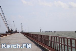 На соблюдение графиков строительства Керченского моста погода не влияет, — Новиков