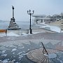 В среду в Крыму снег, на дорогах гололедица