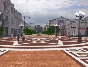 Симферополь встретит новогодние праздники с развороченным пешеходным центром