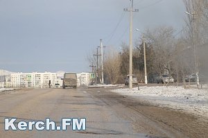 В Керчи на шоссе Героев Сталинграда готовятся к проведению ямочного ремонта
