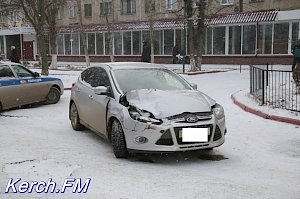 В Керчи задержали пьяного водителя на разбитой машине