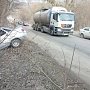 Крымские спасатели оказывают помощь автомобилистам