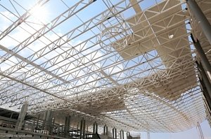 У нового терминала аэропорта «Симферополь» появляется крыша