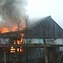 В Красногвардейской районе двое мужчин чуть не погибли на пожаре