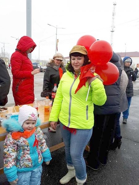 Ямало-Ненецкий автономный округ. Коммунисты приняли участие в праздничных мероприятиях в День Победы