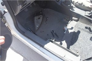 В автомобиле на КПП «Джанкой» пограничники обнаружили оборудованный тайник