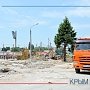 Власти Симферополя возобновили зачистку площади перед Центральным рынком